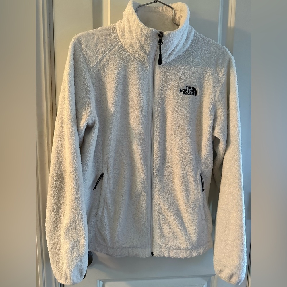 The North Face White Fleece Jacket. S/P